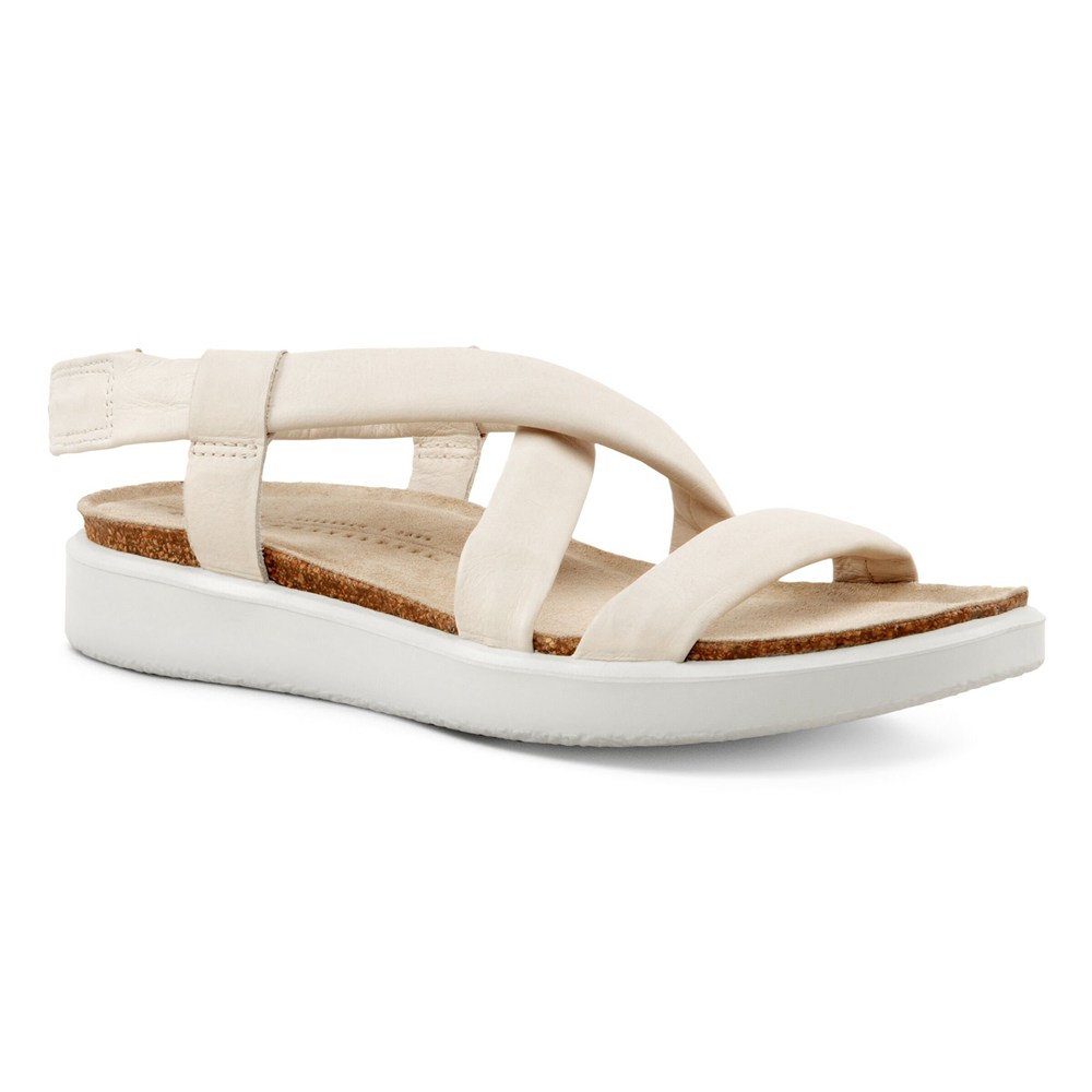 Sandalias Mujer - ECCO Corksphere Flat - Beige - MFO314027